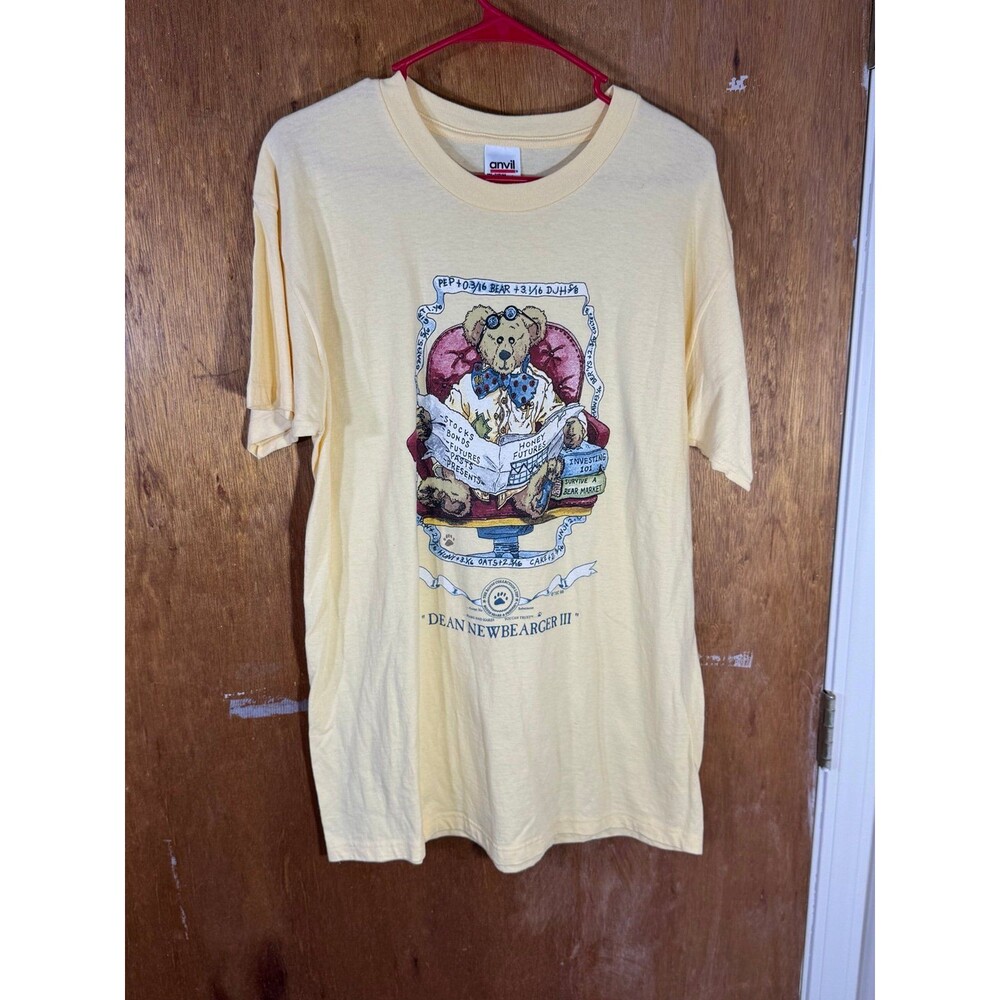 Vintage 1998 Boyds Bears Collection Dean Newbearger‎ III Shirt Large L Anvil